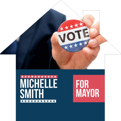 man-with-voter-card-yard-signs